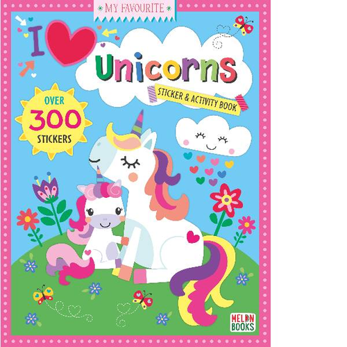 I love Unicorns Super Sticker Activity Book 