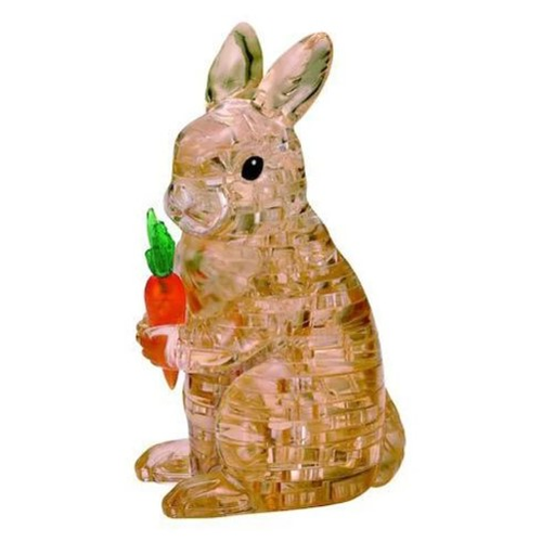 Bepuzzled - 3D - Crystal Puzzle - Brown Rabbit 