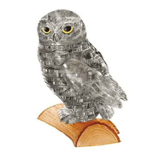 Bepuzzled 3D - Crystal Puzzle - Owl Black