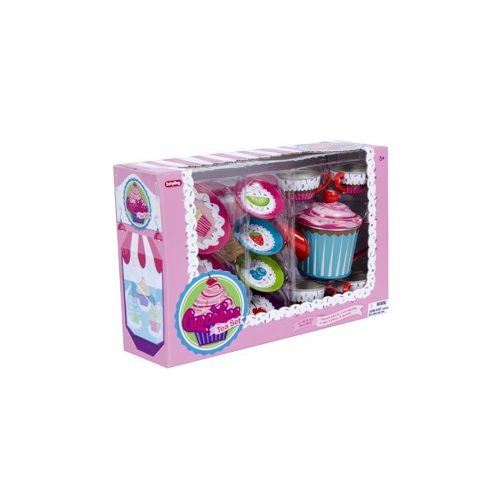 Schylling - Tin Cupcake Tea Set in Box