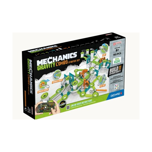 Geomag - Mechanics Gravity Recycled Combo Starter Set-  153 Pieces