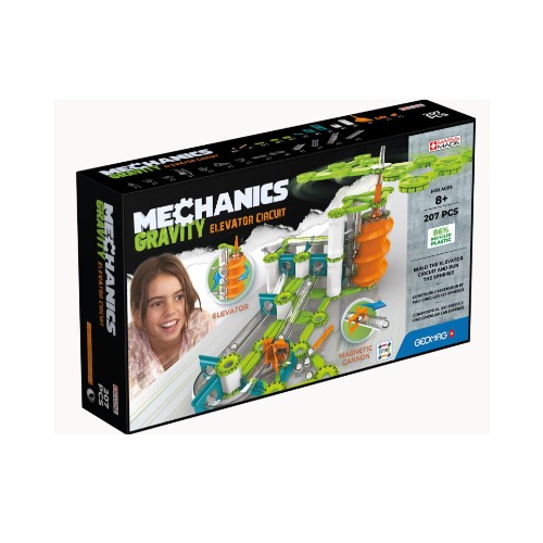 Geomag - Mechanics Gravity Recycled Elev Circuit - 207 Pieces