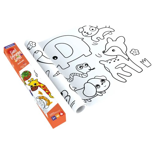 Mieredu - Giant Colouring Scroll -  Animals