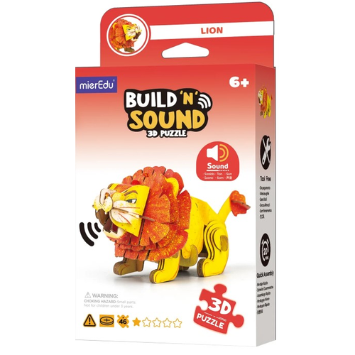 Mieredu - Build 'n' Sound 3D Puzzle Lion