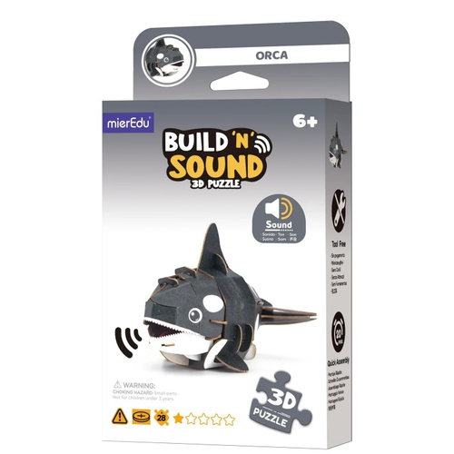 Mieredu - Build 'n' Sound 3D Puzzle Orca