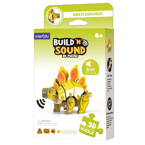 Mieredu - Build 'n' Sound 3D Puzzle Stegosaurus