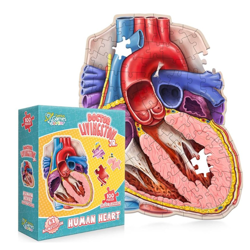 Dr Livingston Jr- Floor Puzzle Heart