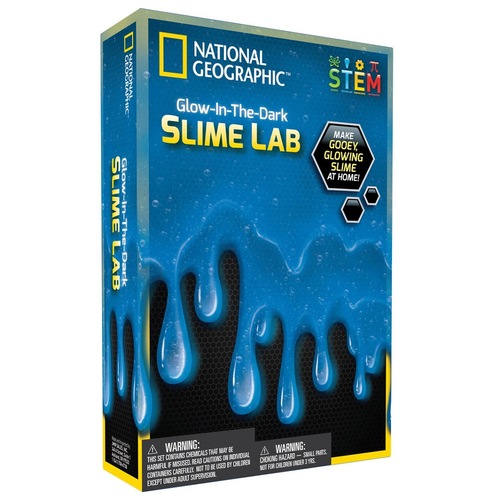 Nat Geo Slime Science Blue Glow in the Dark