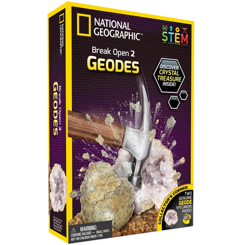Nat Geo Break Open 2 Real Geodes