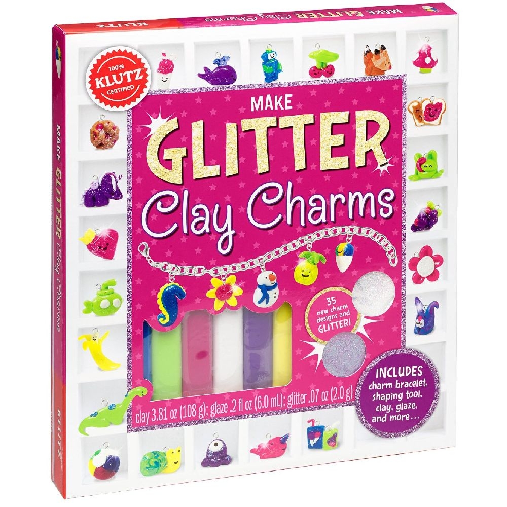 Klutz Make Glitter Clay Charms Arts & CraftCraft KitsKlutz