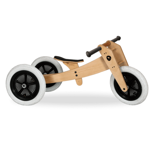 Wishbone Bike - 3 in 1 Natural Wood