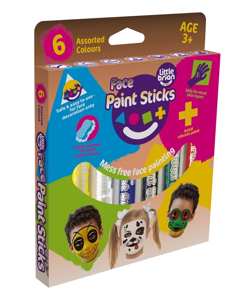 Face Paint Sticks Classic 6 Arts & CraftCrayons, Chalk & Paint