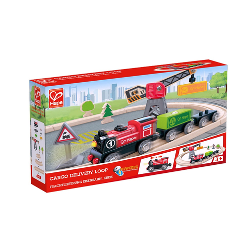 Hape Cargo Delivery Loop Battery Powered