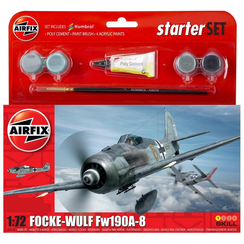 Starter Set 1/72 Focke Wulf Fw190A-8