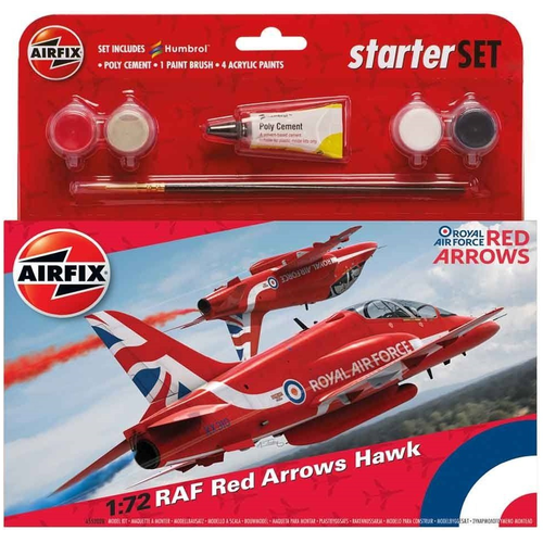 Starter Set 1/72 RAF Red Arrows Hawk