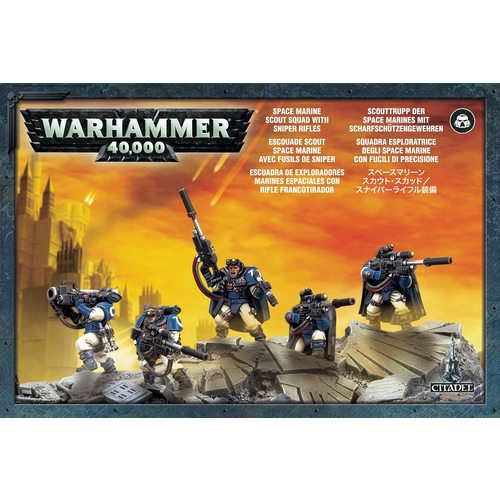 48-29 Space Marine Scouts with Sniper Rifles