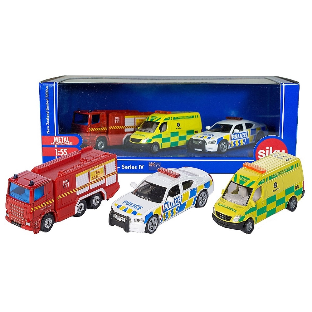 Siku 3 Piece NZ Emergency Set ToysVehicles Craniums Books Toys