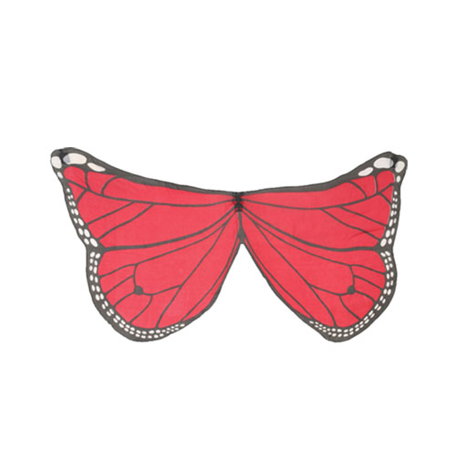 Butterfly Wings Printed Red