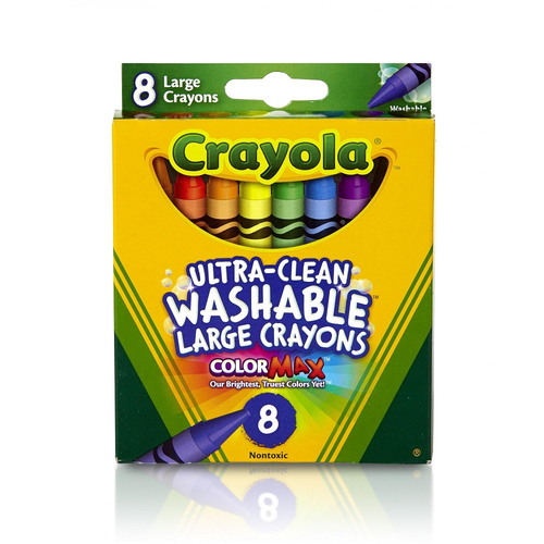 Crayola 8 Washable Large Crayons