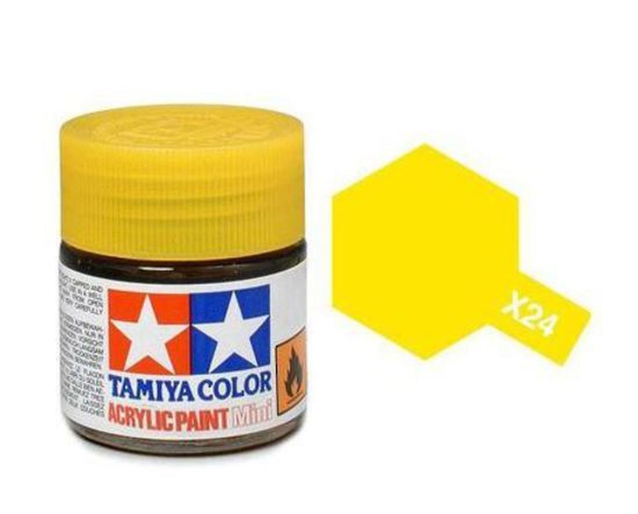 X24 ACRYLIC 10ML CLEAR YELLOW ModelsPaint And Consumables Craniums