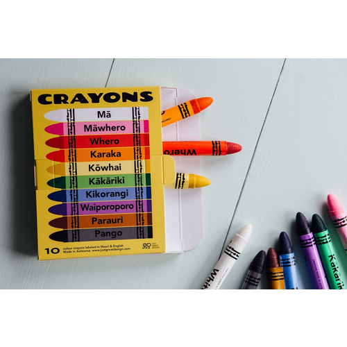 Te Reo Crayons 10 Pack