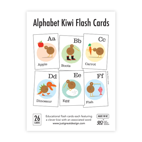 Flash Cards Kiwiana ABC