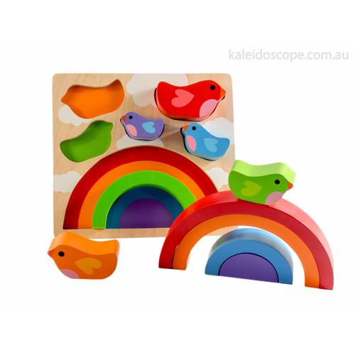 Bird and Rainbow Puzzle