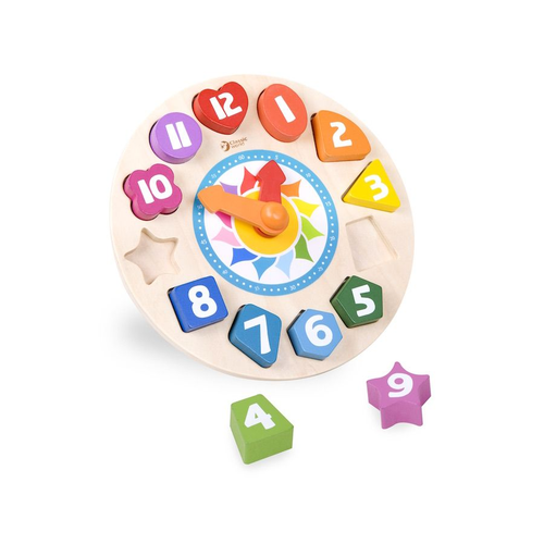 Tic Tac Wooden Clock