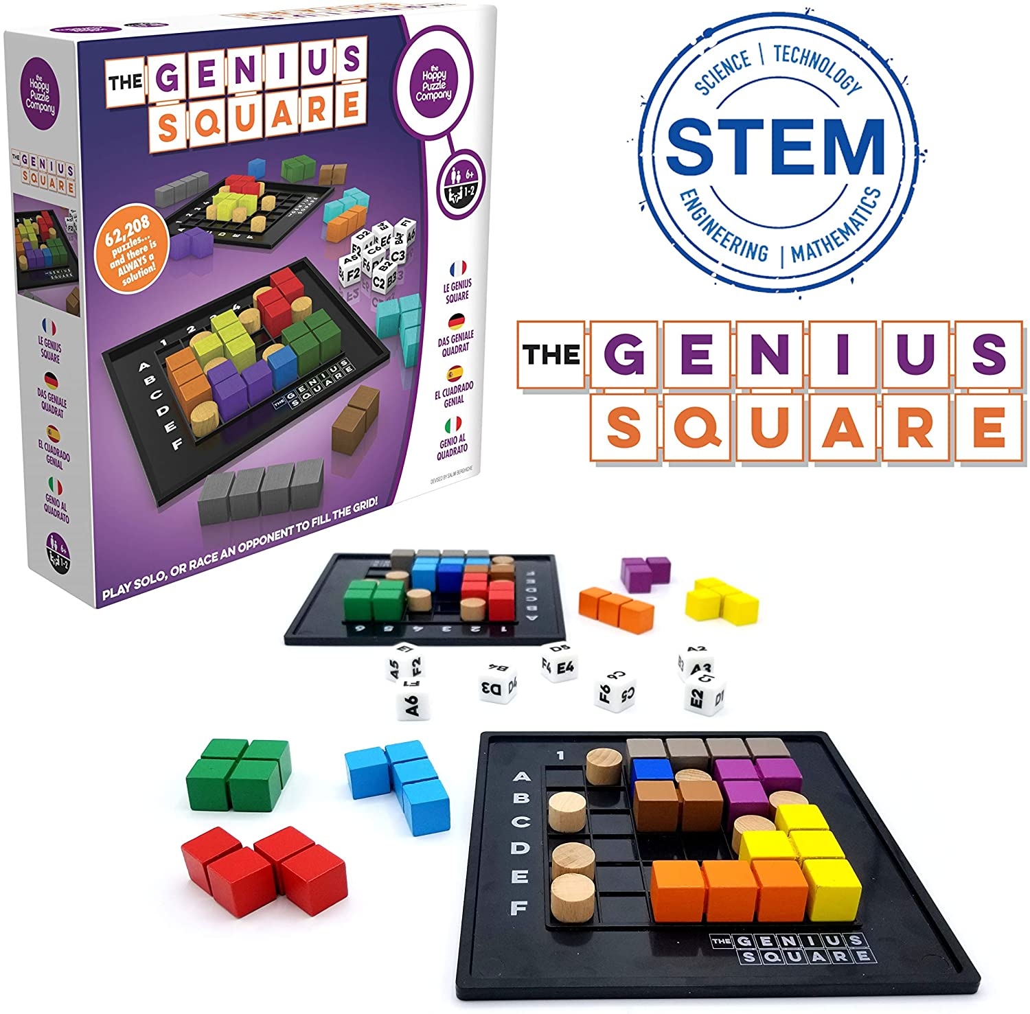 The Genius Square Game - Games & Puzzles-Educational Games : Craniums ...