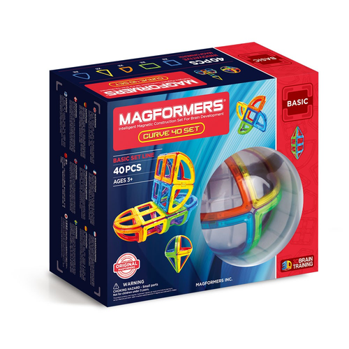 Magformers Curve - 40 Piece Set