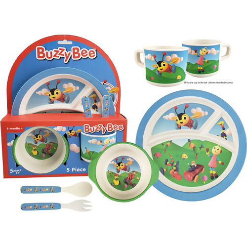 Buzzy Bee Bamboo Meal Set