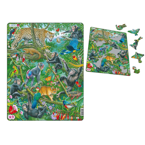 African Rain Forest Frame Tray Puzzle