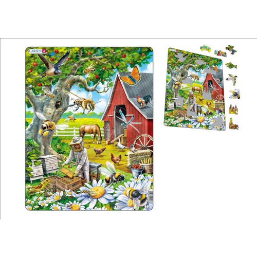 Bee Keeping Frame Tray Puzzle 53 Piece