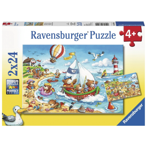 Ravensburger Puzzle Seaside Holiday 2x24pc