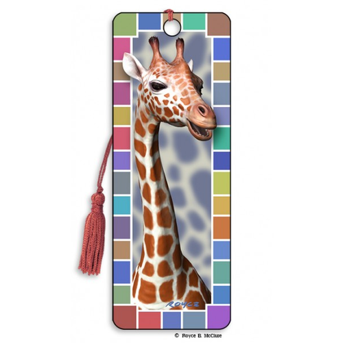Giraffe 3D Bookmark