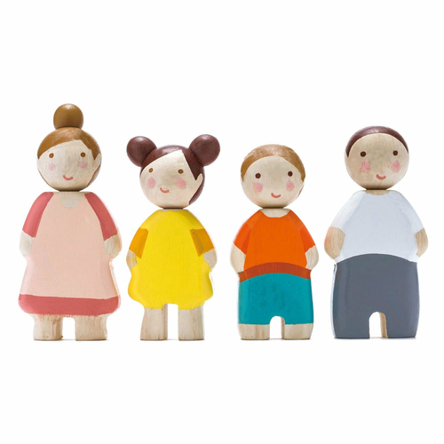 Four Wooden People