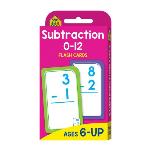 SZ Flash cards - Subtraction 