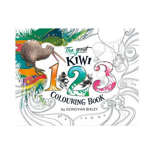 The Great Kiwi 123 Colouring Book.Donovan Bixley
