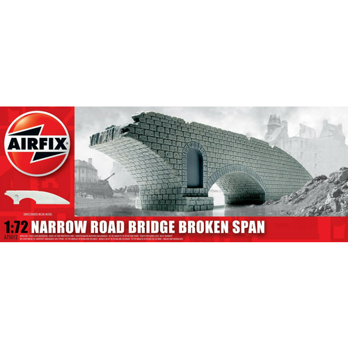 1/72 Scale Narrow Road Bridge - Broken Span