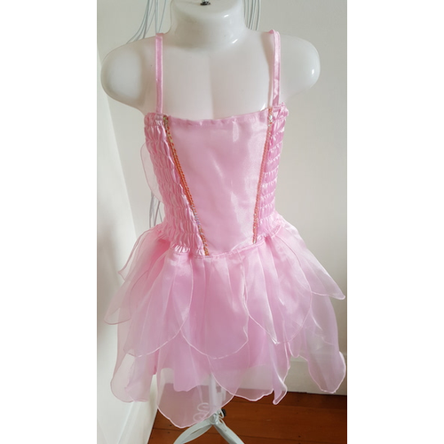 Fairy Dress Orgaza Pale Pink M