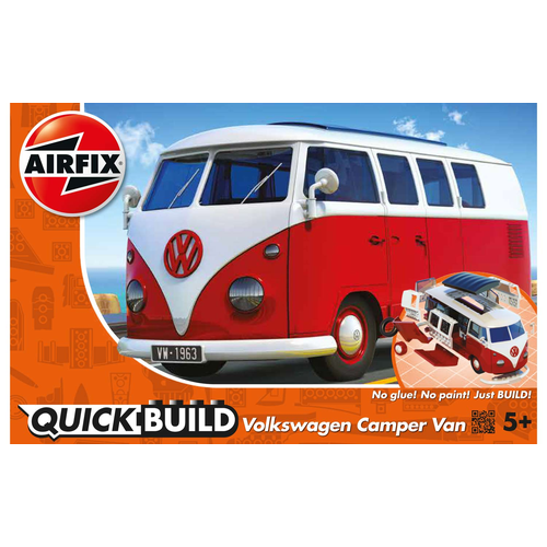 Quickbuild  VW Camper Van Red