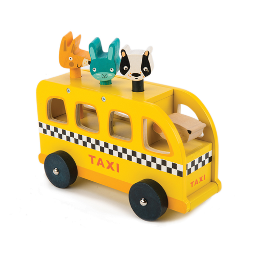 Wooden Animal Taxi