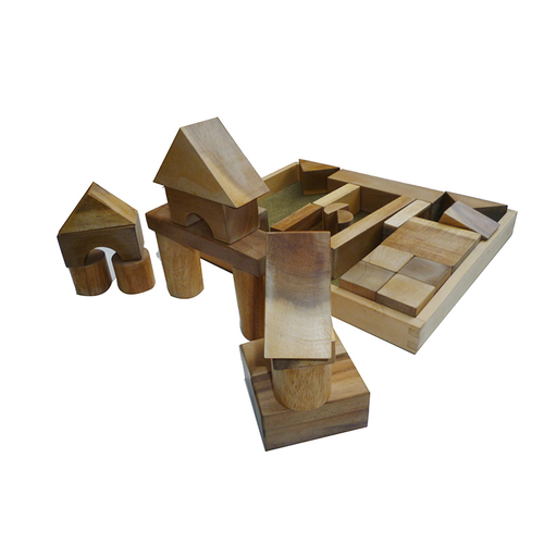 Natural Wood Blocks Juniors Craniums Books Toys Hobbies