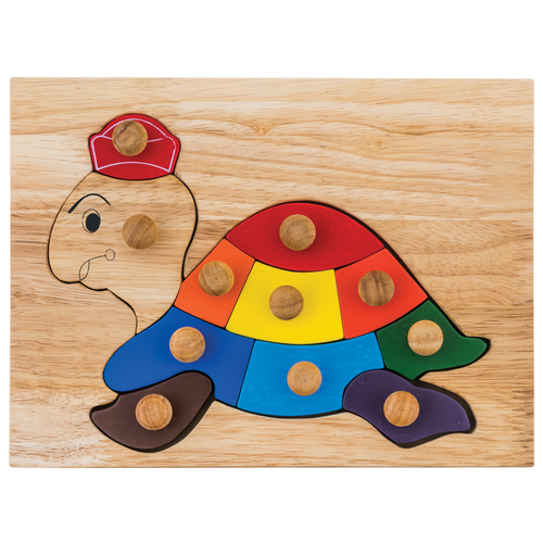 Little Turtle Knob Puzzle Games & PuzzlesPuzzlesWooden Puzzles