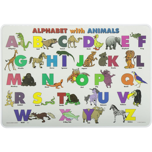 Learning Placemats – Alphabet with Animals
