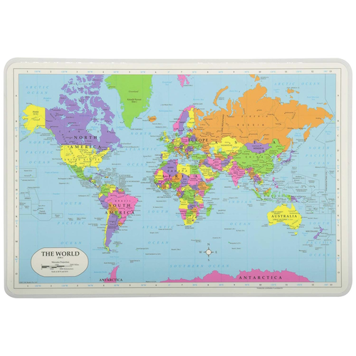 Learning Placemats – World Map