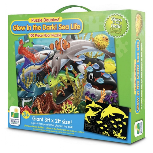 Puzzle Doubles Glow In The Dark Sealife