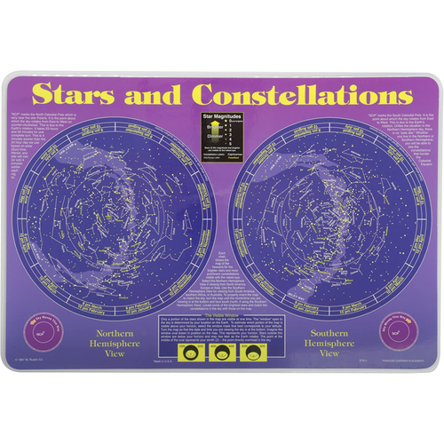 Learning Placemats - Stars and Constellations
