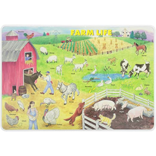 Learning Placemats - Farm Life