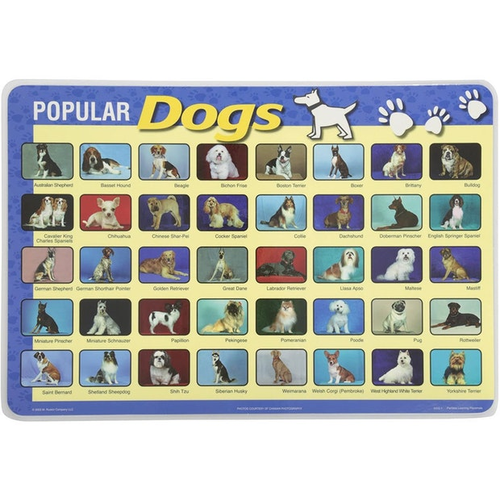 Learning Placemats - Dogs